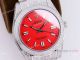 Swiss Quality Rolex Iced Out Oyster Perpetual 41 Copy Watch Coral Red Dial (8)_th.jpg